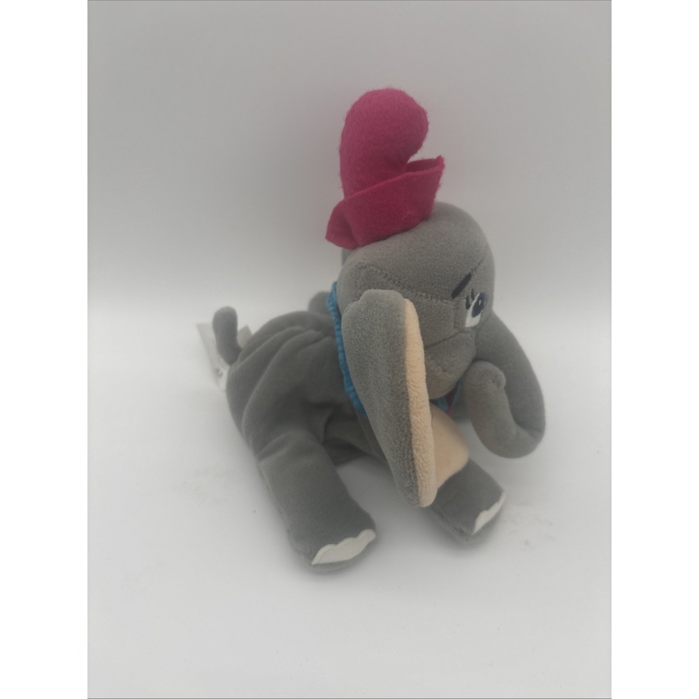 Nwt Vintage Disney Store Dumbo Mini Bean Bag Plush 8‎ inch - Picture 4 of 5